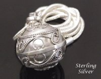 Harmony Ball Sterling Silver with Traditional Balinese Designs