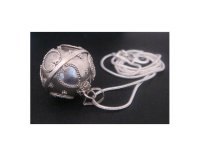 Sterling Silver Harmony Ball, Traditional Balinese Hearts Motifs