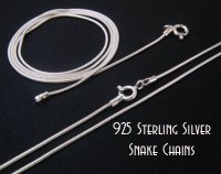 Sterling Silver Snake Chain 60cm x 1.0mm