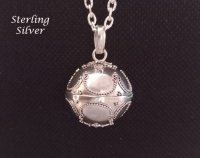 Harmony Ball Embossed with Symbols on Sterling Silver Ball